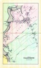 Ellsworth City - Village Plan 4, Hancock County 1881